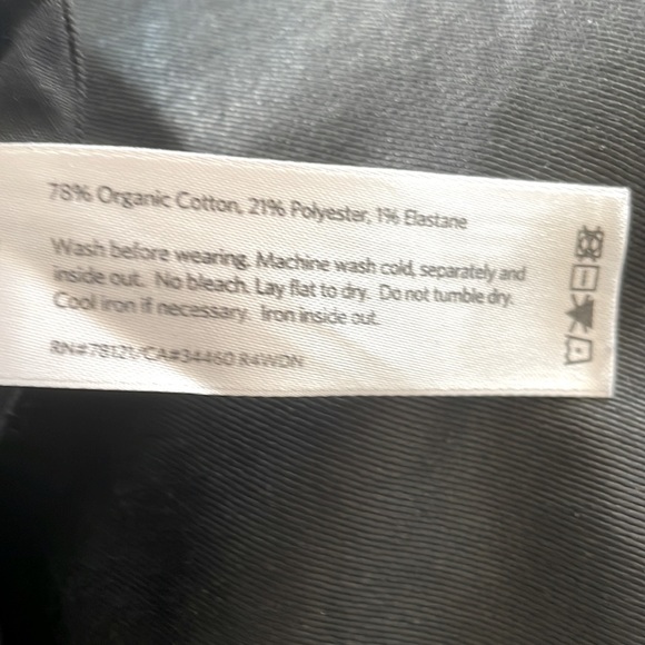 Eileen Fisher Faux Leather Black size M 12 Pant Like Brand New - Picture 10 of 13